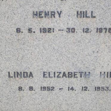 HILL Henry 1921-1978 :: HILL Linda Elizabeth 1952-1953