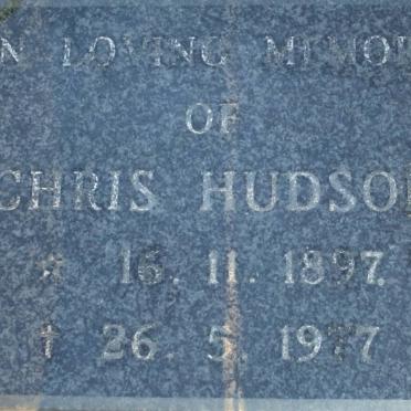 HUDSON Chris 1897-1977