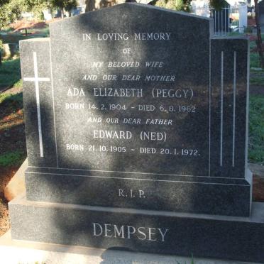DEMPSEY Edward 1905-1972 &amp; Ada Elizabeth 1904-1962