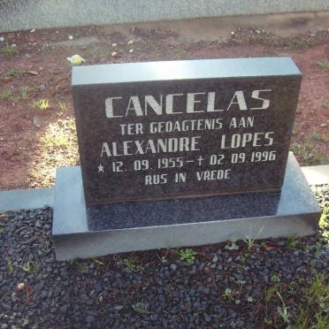 CANCELAS Alexandre Lopes 1955-1996