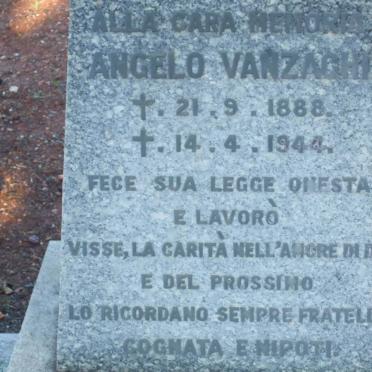 VANZAGHI Angelo 1888-1944