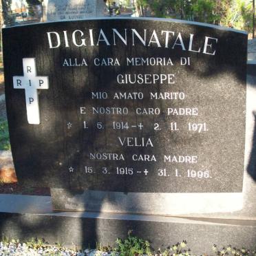 DIGIANNATALE Giuseppe 1914-1971 &amp; Velia 1915-1995