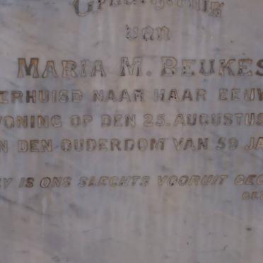 BEUKES Maria M. -1915