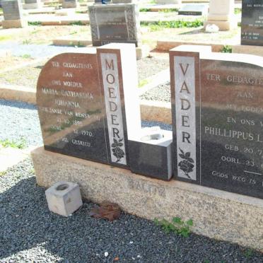 CALITZ Phillippus L.A. 1885-1959 &amp; Maria Catharina Johanna nee JANSE VAN RENSBURG 1895-1970