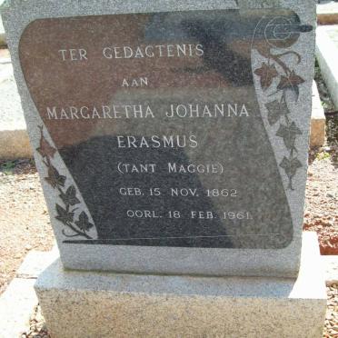 ERASMUS Margaretha Johanna 1862-1961