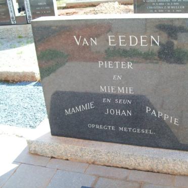 EEDEN Pieter, van &amp; Miemie :: VAN EEDEN Johan