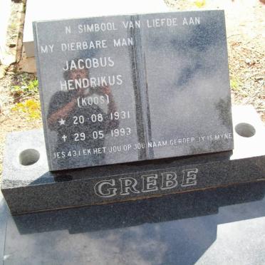 GREBE Jacobus Hendrikus 1931-1993