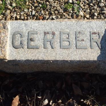 GERBER Petrus Johannes 1872-1938 &amp; Regina Barbara VAN ZYL 1885-1955