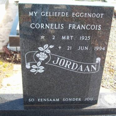 JORDAAN Cornelis Francois 1925-1994