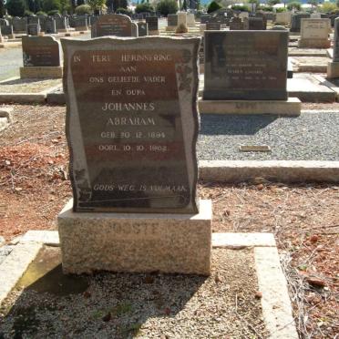 JOOSTE Johannes Abraham 1894-1962