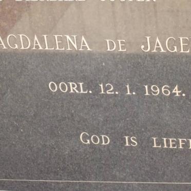 JAGER Magdalena, de -1964