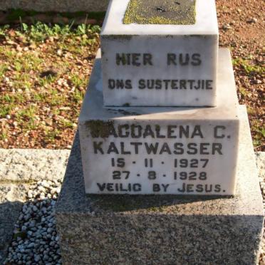 KALTWASSER Magdalena C. 1927-1928