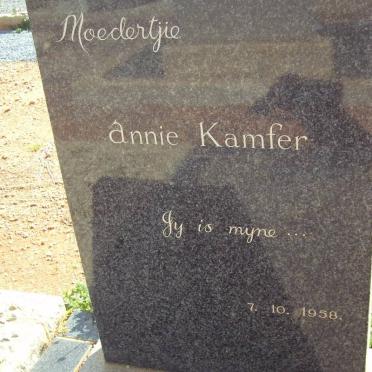 KAMFER Annie -1958