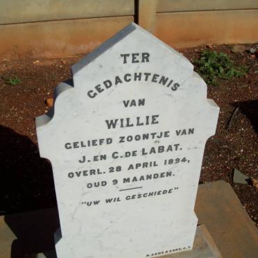 LABAT Willie, de -1894