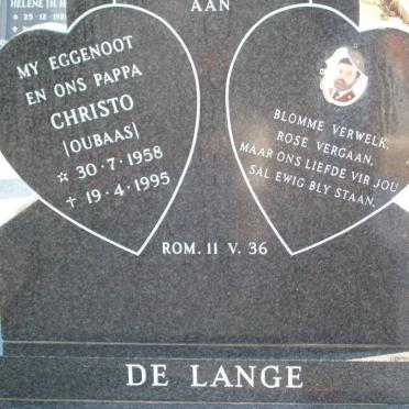 LANGE Christo, de 1958-1995
