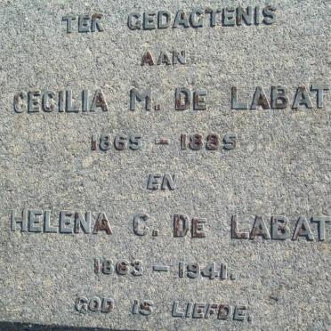 LABAT Cecilia M., de 1865-1885 :: DE LABAT Helena C. 1868-1941
