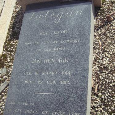 LATEGAN Jan Hendrik 1914-1962