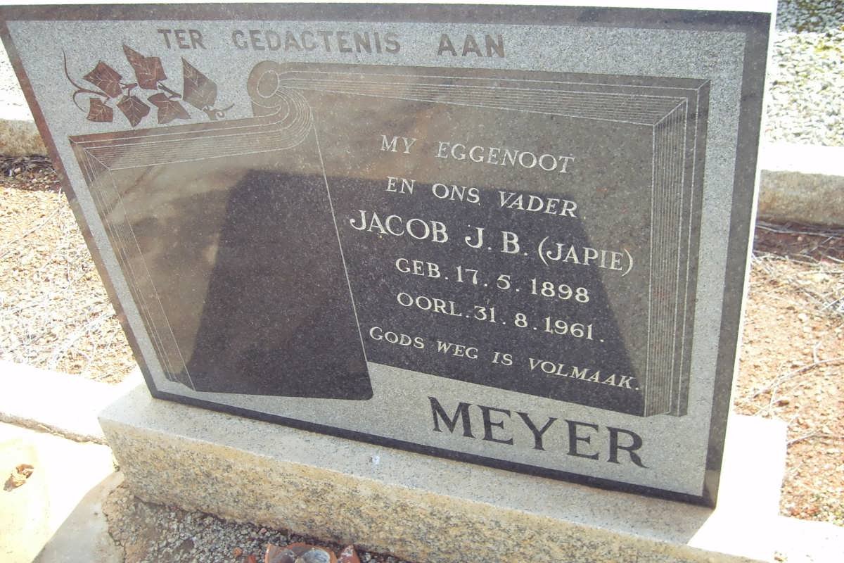 MEYER Jacob J.B. 1898-1961