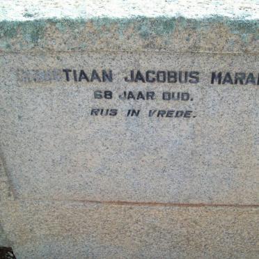 MARAIS Christiaan Jacobus