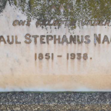 NAUDE Paul Stephanus 1851-1938