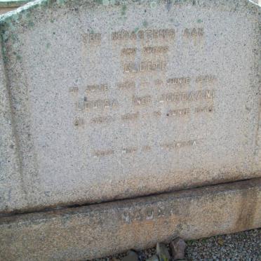 NAUDE Cloete 1871-1946 &amp; Louisa JORDAAN 1900-1946