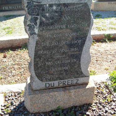PREEZ, du 1902-1951