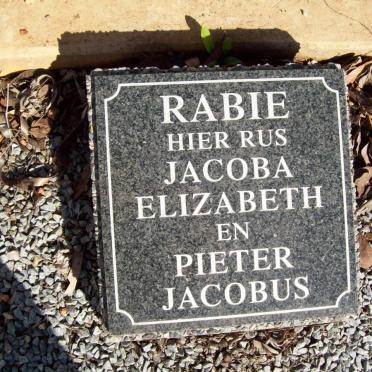 RABIE Pieter Jacobus en Jacoba Elizabeth
