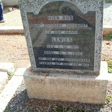 RENSBURG Lewies, van 1917-1956