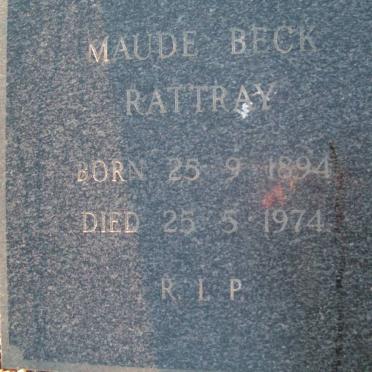 RATTRAY Maude Beck 1894-1974