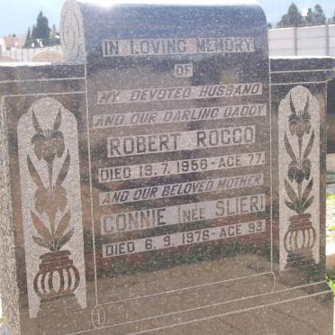 ROCCO Robert -1956 &amp; Connie SLIER -1976