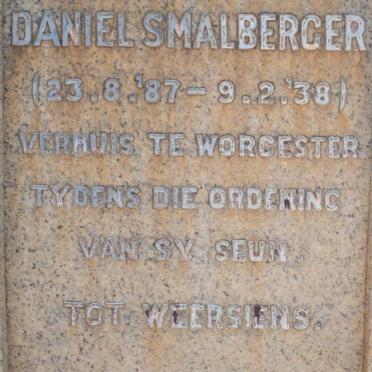 SMALBERGER Daniel 1887-1938