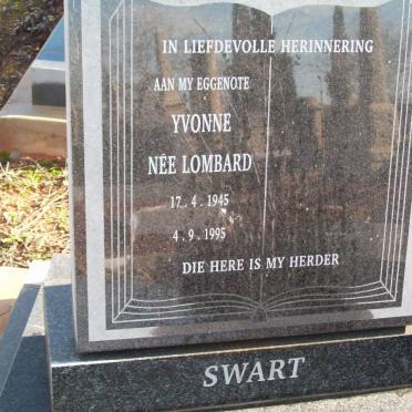 SWART Yvonne nee LOMBARD 1945-1995
