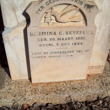 SEYFFERT Hermina C. 1890-1894