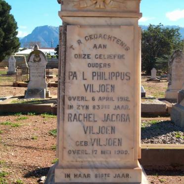 VILJOEN Paul Philippus -1912 &amp; Rachel Jacoba VILJOEN -1909