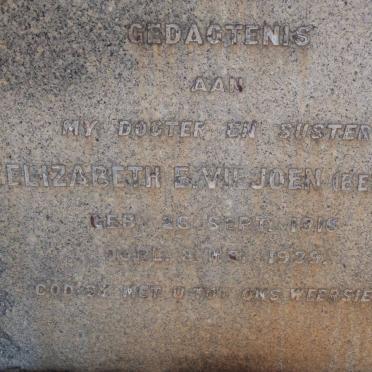 VILJOEN Elizabeth E. 1916-1939