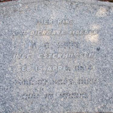 ? nee ESTERHUIZEN ??-??