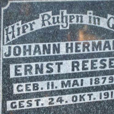 REESE Johann Hermann 1879-1918