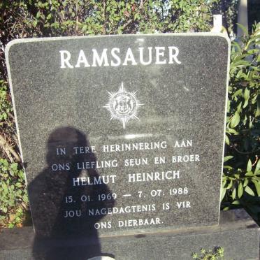 RAMSAUER Helmut Heinrich 1969-1988