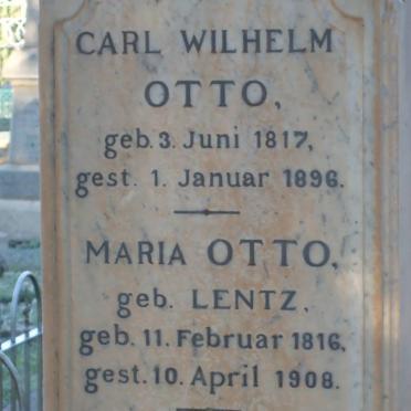 OTTO Carl Wilhelm 1817-1896 &amp; Maria LENTZ 1816-1908