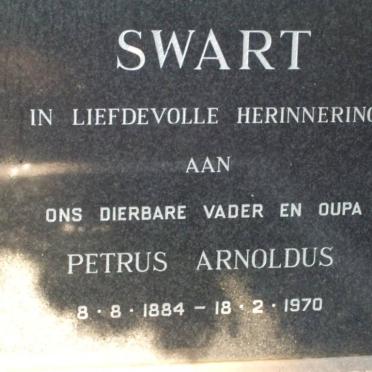 SWART Petrus Arnoldus 1884-1970