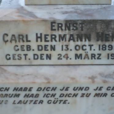 HENKE Ernst Carl Hermann 1898-1928