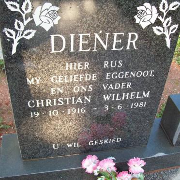 DIENER Christian Wilhelm 1916-1981