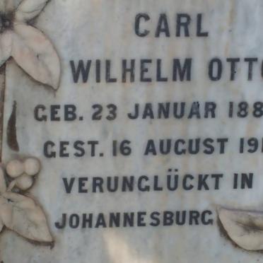 OTTO Carl Wilhelm 1881-1910