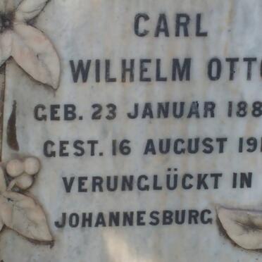 OTTO Carl Wilhelm 1881-1910