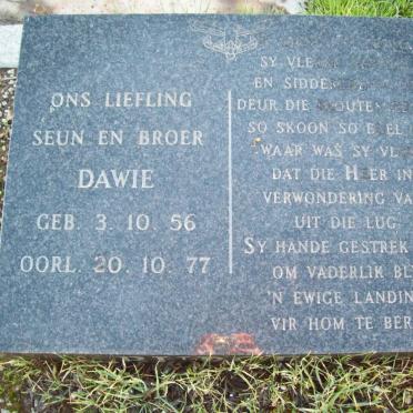 BURGER Dawie 1956-1977