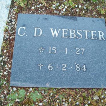 WEBSTER C.D. 1927-1984