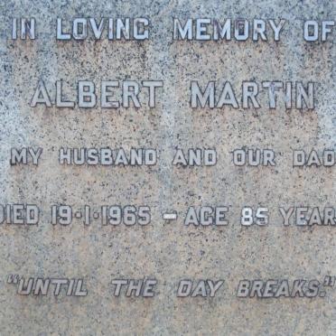 MARTIN Albert -1965