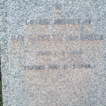 BREDA May Caroline, van 1890-1954