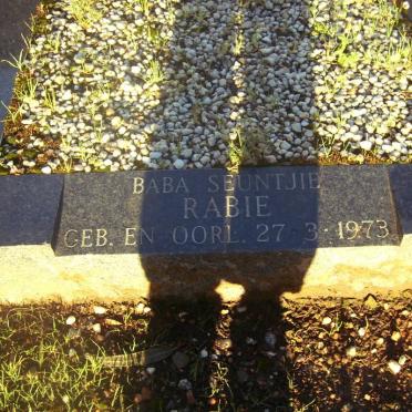 RABIE baba seuntjie 1973-1973