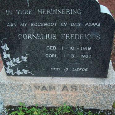 AS Cornelius Fredricus, van 1919-1963